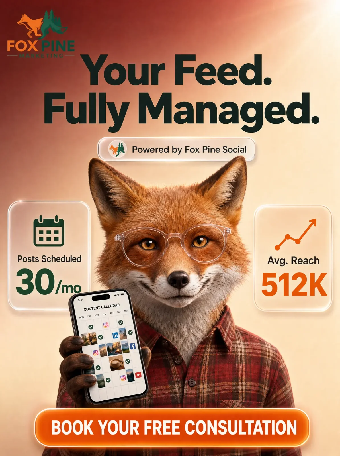 Fox Pine Marketing: Social, Handled